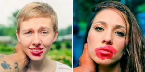 This Artist Takes Pictures of People Right After Kissing Them