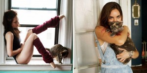 Girls And Their Adopted Cats Beautifully Captured By NYC-Based Photographer