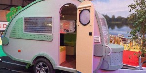 An Impressive Caravan Built Entirely from Lego Bricks