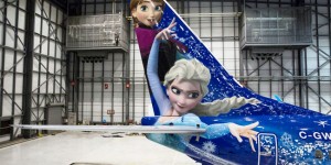 WestJet's Newest Custom Disney Plane Has Frozen Fans Everywhere Excited For Flying
