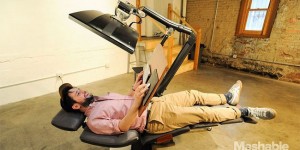 This $5,900 Desk Let’s You Work On Your Computer Lying Down