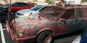 This Guy Has a Very Strange Drive to Work with This Crazy Car in the Lane Next to Him