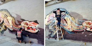 Nychos New Mural In San Francisco, USA