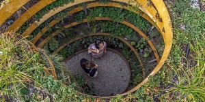 'The Infinite Green' By Adam Kalinowski, Is A Public Sculpture Covered In Plants