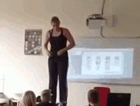 This Biology Teacher Has Her Own Way of Teaching About the Human Body at School