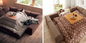 Cozy Japanese Table Offers the Comfort of a Giant Warm Bed
