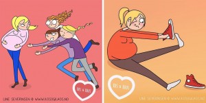 Mom Illustrates Her Everyday Pregnancy Problems