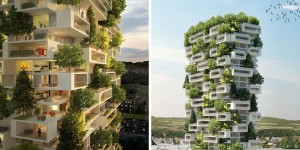 384ft-Tall Apartment Tower To Be World’s First Building Covered In Evergreen Trees