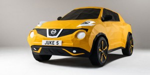 An Artist Has Made A Full-Size Version Of This Nissan Car Out Of Paper