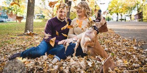 Adorable Dog Hilariously Photobombs Engagement Photo Shoot
