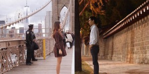 Long Distance Couple Stays Connected through Split Portraits of Parallel Experiences