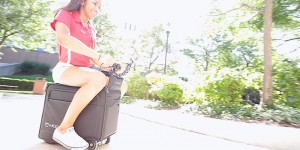 A Designer and Engineer Have Created a Rideable Piece of Luggage