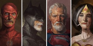 Old Superheroes: Artist Shows How Superheroes Will Look When They Retire