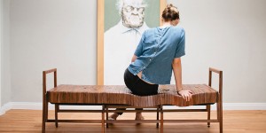 This Wood Bench Curves To Fit Your Body