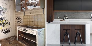 See How This Dilapidated Graffiti Filled Kitchen Got Transformed Into A Stunning Award Winner