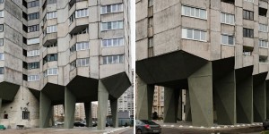 Weird Architecture - The Apartment Block With Chicken Legs