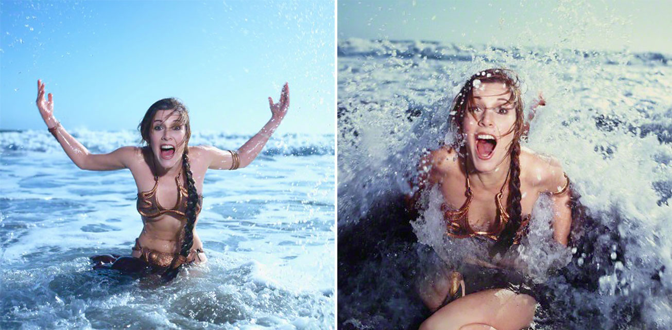 Carrie Fisher Beach