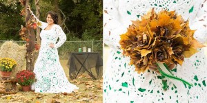 This Bride Spends $170 And 8 Months Crocheting Her Own Beautiful Wedding Dress