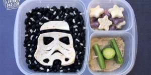 Dad Uses the Force to Make Healthy Star Wars Lunchboxes for His Kids