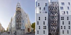 Sculptural Mesh Structures Give This Apartment Building Its Own Personality