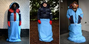 A Fashion Designer Is Making Coats That Double As Sleeping Bags For The Homeless... And They're Made From Abandoned Festival Tents