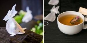 Teabags Designed To Look Like A Goldfish Is Swimming In Your Mug