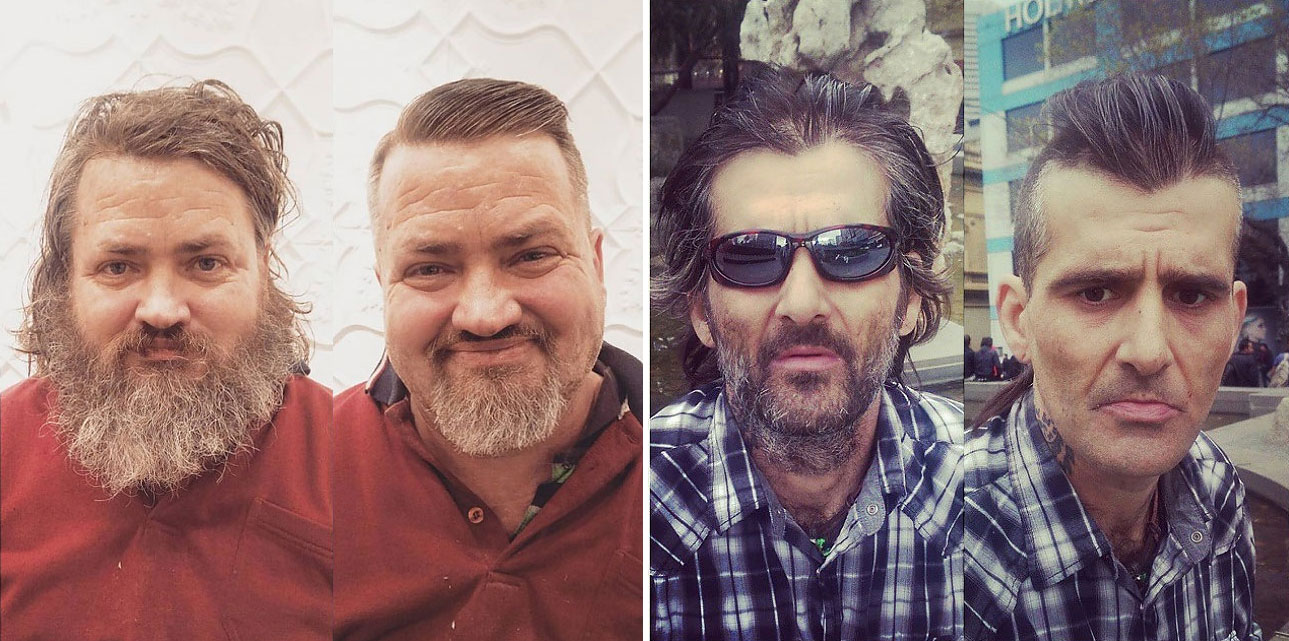 This Guy Gives Homeless People Free Haircuts And Changes