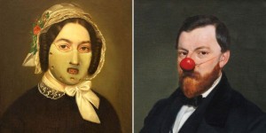 French Artist Restores Flea Market Paintings And Adds His Own Stories To Them
