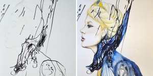 Mom Turns Her 3-Year-Old’s Doodles Into Paintings