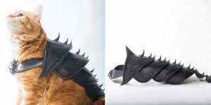 Make Sure Your Cat is Battle Ready With 3D Printed Cat Armor
