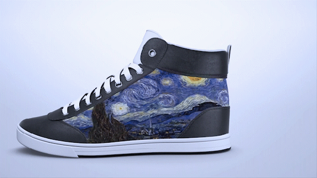 Van Gogh Shiftwear Trainers With A Screen