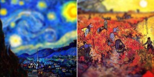 Beautiful Tilt-shift Reimaginations Of Van Gogh Masterpieces