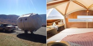 Inventor Creates A $1500 Dome-Shaped Mobile Dream Home On Wheels