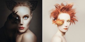 This Artist Combines Human And Animal Features Into A Single Self-Portrait