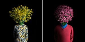 Fashionably Dressed Flowers By Miguel Vallinas Display Their Budding Personalities