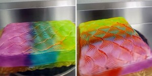 This Chameleon Cake Can Change Colour Due To One Amazing Bakery Technique