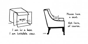 Funny Greeting Cards Featuring The Thoughts Of An Angry Cat