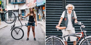 Stylish New Yorkers Pose For Portraits With Their Bikes