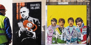 An Artist Creates A Fantastic Street Art Pieces Based On Popular Movies And TV Series Across The Streets Of Moscow