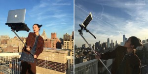 The MacBook Selfie Stick Is The Art Project Apple Lovers Deserve