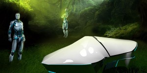 The NOD 32 Airship Is A Futuristic Vehicle Designed After Robotic Features