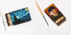 Amazing Van Gogh Paintings Re-Created On Matchboxes By Salavat Fidai