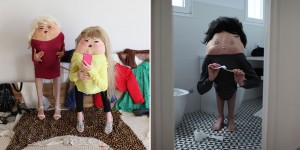 This Artist Turns People Into Aliens By Drawing Faces On Their Backs