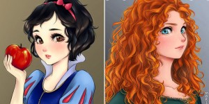 This Is What Disney Princesses Would Look Like If They Were Anime Characters