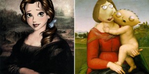 Cartoon Characters As The Main Subject In Classic Masterpiece Paintings
