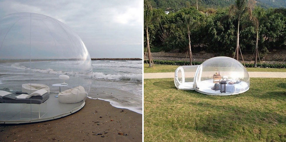 This Transparent Bubble Tent Lets You Sleep Underneath The Stars ...