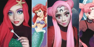 Woman Uses Her Hijab To Turn Herself Into Disney Princesses, Fiction And Comic Characters