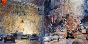 John Salminen’s Watercolor Paintings Of Urban Landscapes