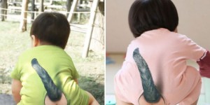This Bizarre Romper Gives Your Baby A Cat’s Tail From Behind!