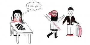 Artist Illustrates What It’s Really Like To Be In A Long Distance Relationship